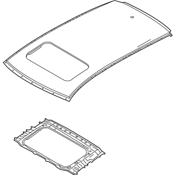 Mazda TKY9-70-600A Panel, Roof Mazda TKY9-70-600A Panel, Roof