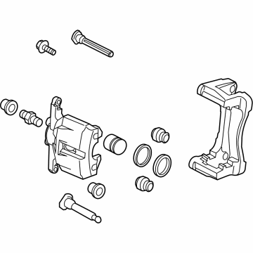 Mazda VAY0-33-98ZA Caliper(Right), Padless-Front Mazda VAY0-33-98ZA Caliper(Right), Padless-Front