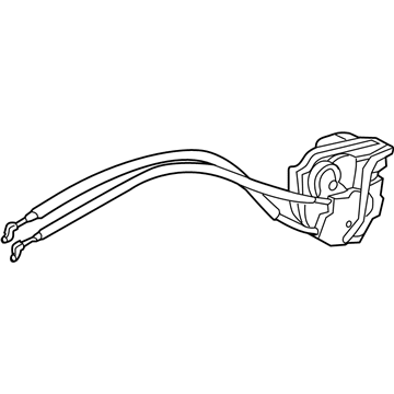 Mazda 2 Rear Passenger Door Handle Latch - D651-73-310D