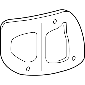 Mazda BN8V-51-153A Lens & Housing Gasket