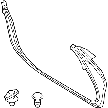 Mazda MX-5 Miata Door Seal - N243-58-760H