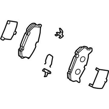 Mazda 626 Brake Pads - G5Y6-26-48ZA