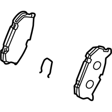 Mazda 626 Brake Pads - GAYE-26-49ZA