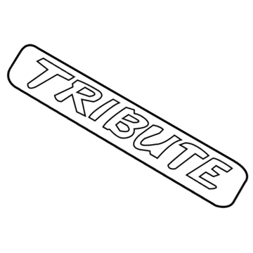 Mazda Tribute Emblem - ZZC0-52-771