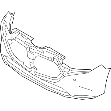 Mazda 3 Bumper Cover - BCKN-50-031D-BB