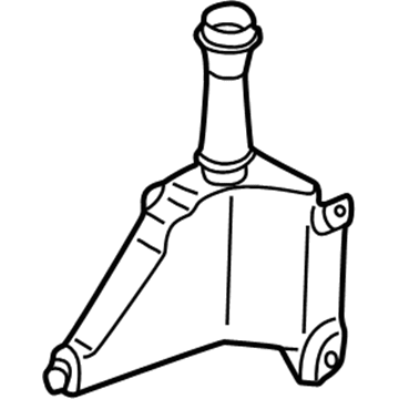 Mazda MX-6 Windshield Washer Fluid Reservoir - GA2B-67-481A