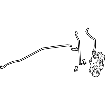 Mazda Protege Door Latch Assembly - BJ0E-58-310E