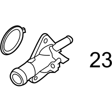 Mazda 2 Coolant Reservoir Hose - Z601-15-17ZD