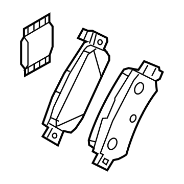 Mazda MX-30 EV Brake Pads - DFZ5-26-43ZB