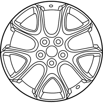 Mazda Alloy Wheels - 9965-26-7580