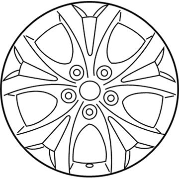 Mazda 9965-87-6560 Wheel, Alloy