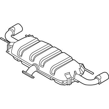 Mazda Exhaust Pipe - PY35-40-100B