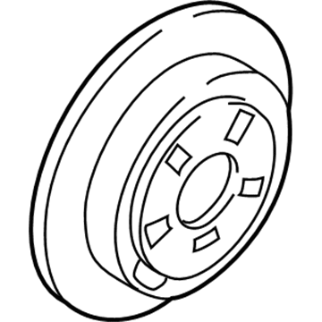 Mazda Millenia Brake Rotor - TY32-26-251A