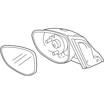 Mazda 2 Car Mirror - DR61-69-18ZB