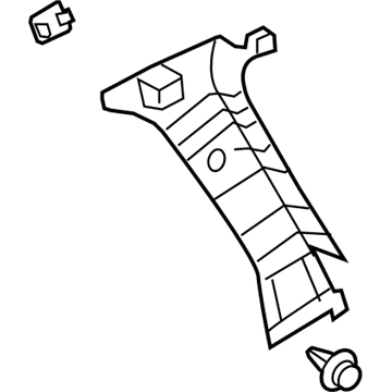 Mazda TD11-68-250D-76 Lock Pillar Trim