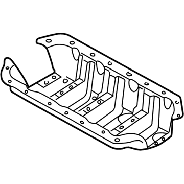 Mazda Oil Pan Baffle - ZL01-10-40YA