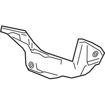 Mazda PEDL-13-3K0 Lower Shield PEDL-13-3K0 Mazda Lower Shield Illustration 1 of 1