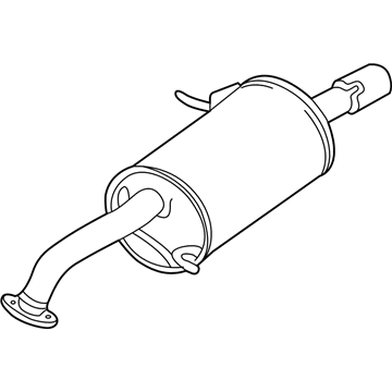 Mazda Protege Exhaust Pipe - FSG1-40-100B