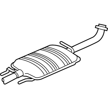 Mazda Tribute Exhaust Pipe - ZZD1-40-500B