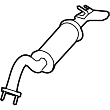 Mazda Tribute Exhaust Pipe - ZZDA-40-200