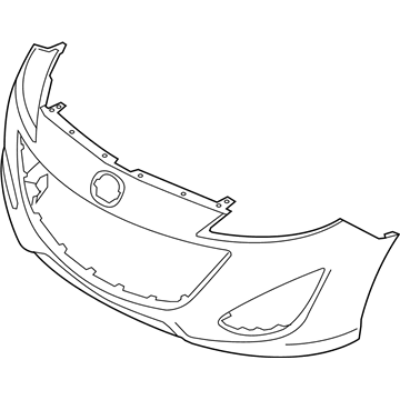Mazda 5 Bumper Cover - C513-50-031B-BB