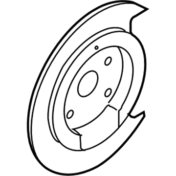 Mazda MPV Brake Dust Shields - LE44-26-271A