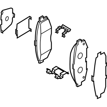Mazda MPV Brake Pads - LEY4-26-48ZA