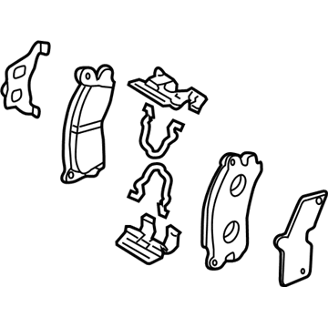 Mazda Protege Brake Pads - BKYT-26-48ZB