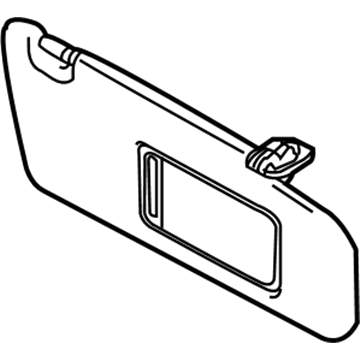 Mazda Sun Visor - TDY3-69-270