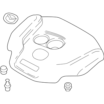 Mazda 6 Engine Cover - PYH7-10-2F0
