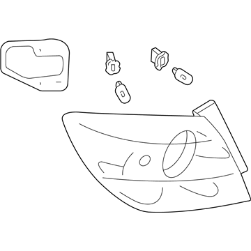 Mazda BN8G-51-150A Tail Lamp Assembly