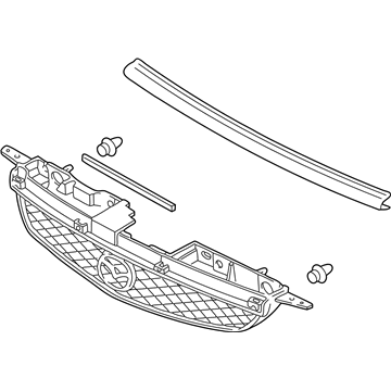 Mazda Protege Grille - BN7H-50-710A