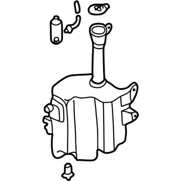 Mazda Windshield Washer Fluid Reservoir - T002-67-480B