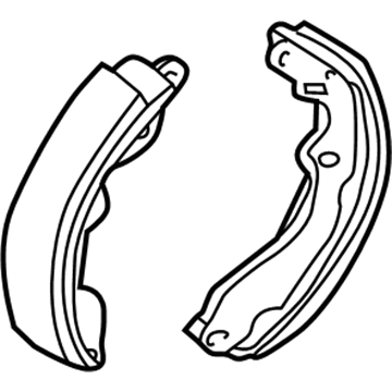 Mazda 626 Parking Brake Shoes - GAYA2638ZB