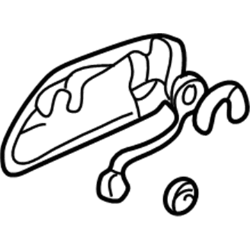 Mazda Exterior Door Handle - EA01-59-410G-50