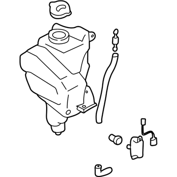 Mazda Miata Windshield Washer Fluid Reservoir - NC79-67-480C