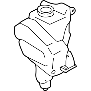 Mazda Miata Windshield Washer Fluid Reservoir - NA01-67-481