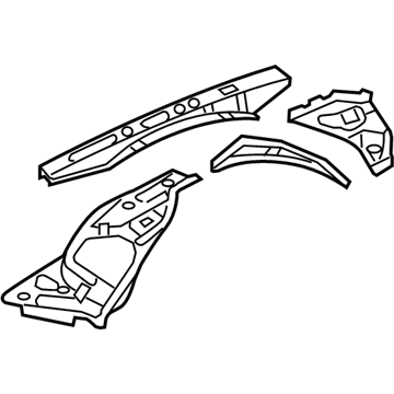 Mazda F151-53-210G Apron Assembly