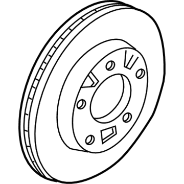 Mazda CX-9 Brake Rotor - TD13-33-25X