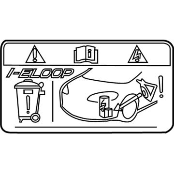 Mazda GKH8-67-Z62B Label