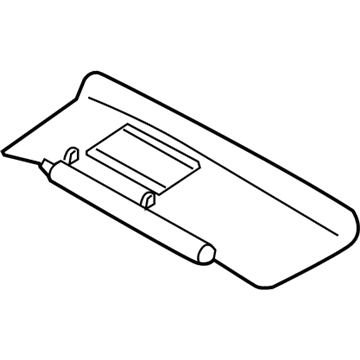 Mazda MX-5 Miata Sun Visor - NA1J-69-270A-02