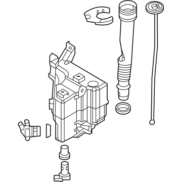 Mazda Windshield Washer Fluid Reservoir - VA45-67-480