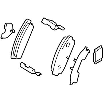 Mazda RX-8 Brake Pads - F1Y0-26-48ZA