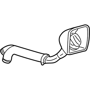 Mazda B2300 Fuel Filler Neck - 1FAB-42-210
