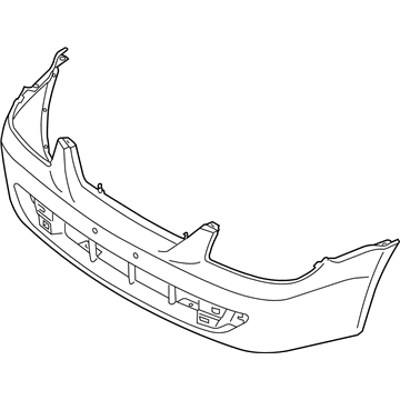 Mazda Protege Bumper Cover - BL8D-50-031C-BB