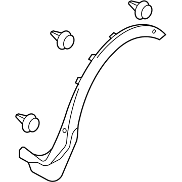 Mazda CX-9 Door Moldings - TD11-51-W50H