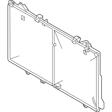 Mazda Fan Shroud - SH9H-15-210