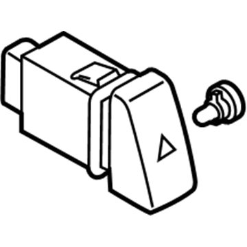 Mazda Hazard Warning Switch - TD11-66-4H0