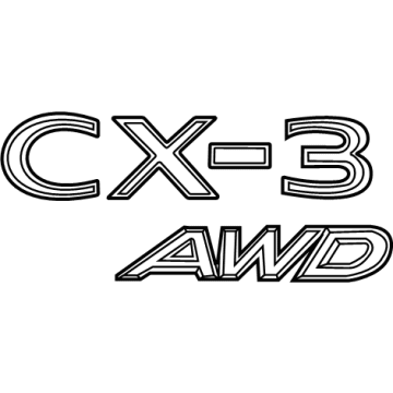 Mazda CX-3 Emblem - D51J-51-720