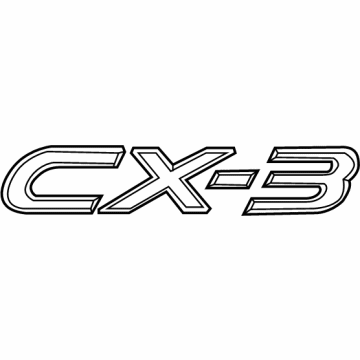 Mazda CX-3 Emblem - D51G-51-720